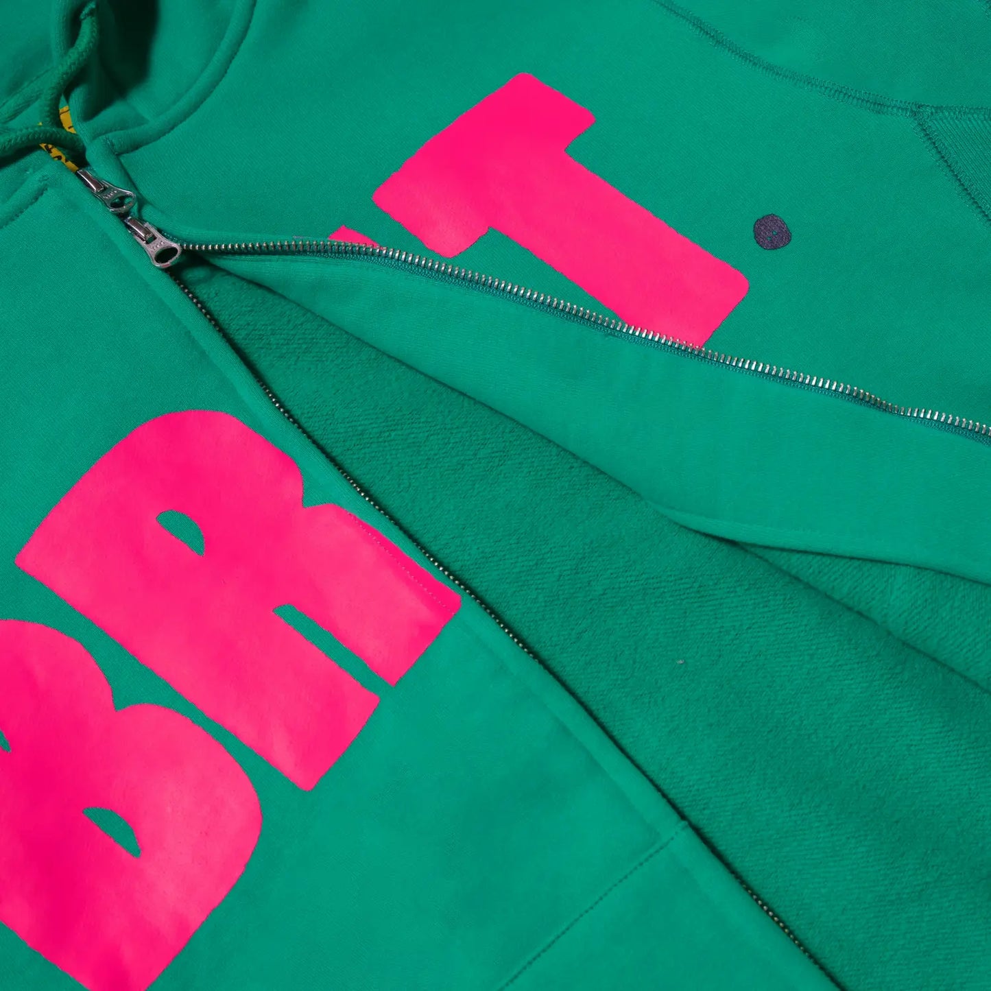 Carpet BRAT Logo Zip Hoodie Hulk green Carpet