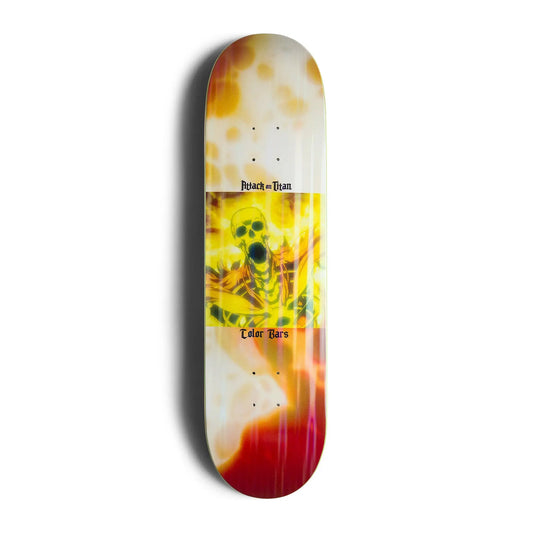 Color Bars Blasted Skateboard deck 8.25 Color Bars
