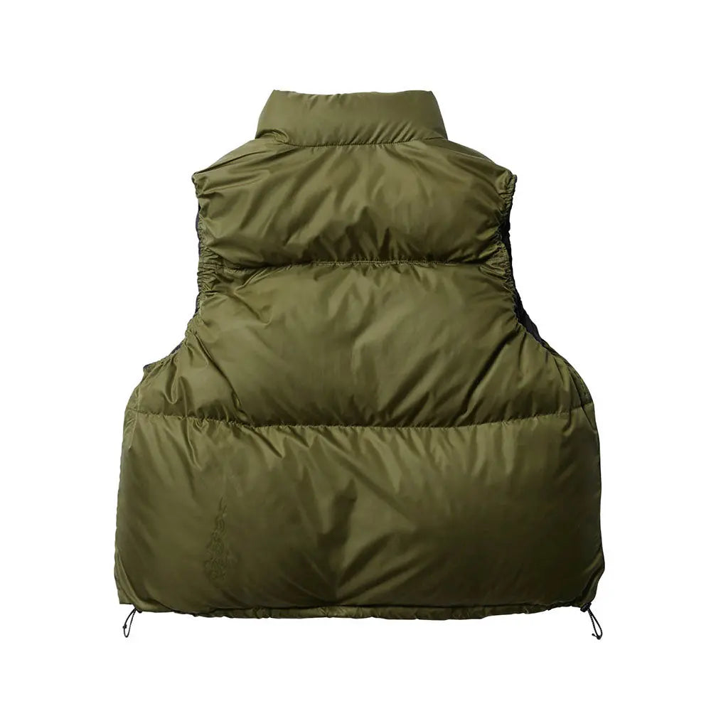 Evisen skateboards / Fuji reversible down jacket black/olive Evisen