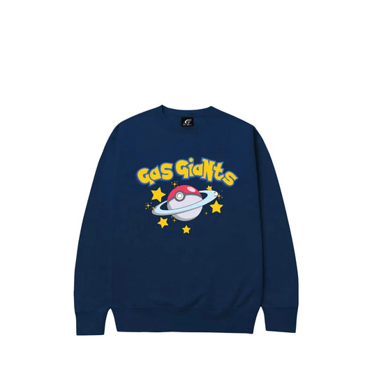 Gas Giants -Gas'em all- Crewneck Navy Gas Giant