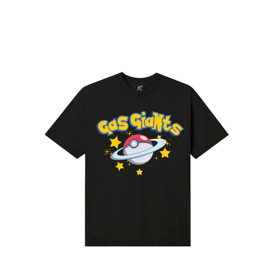 Gas Giants -Gas'em all- Tee Black Gas Giant