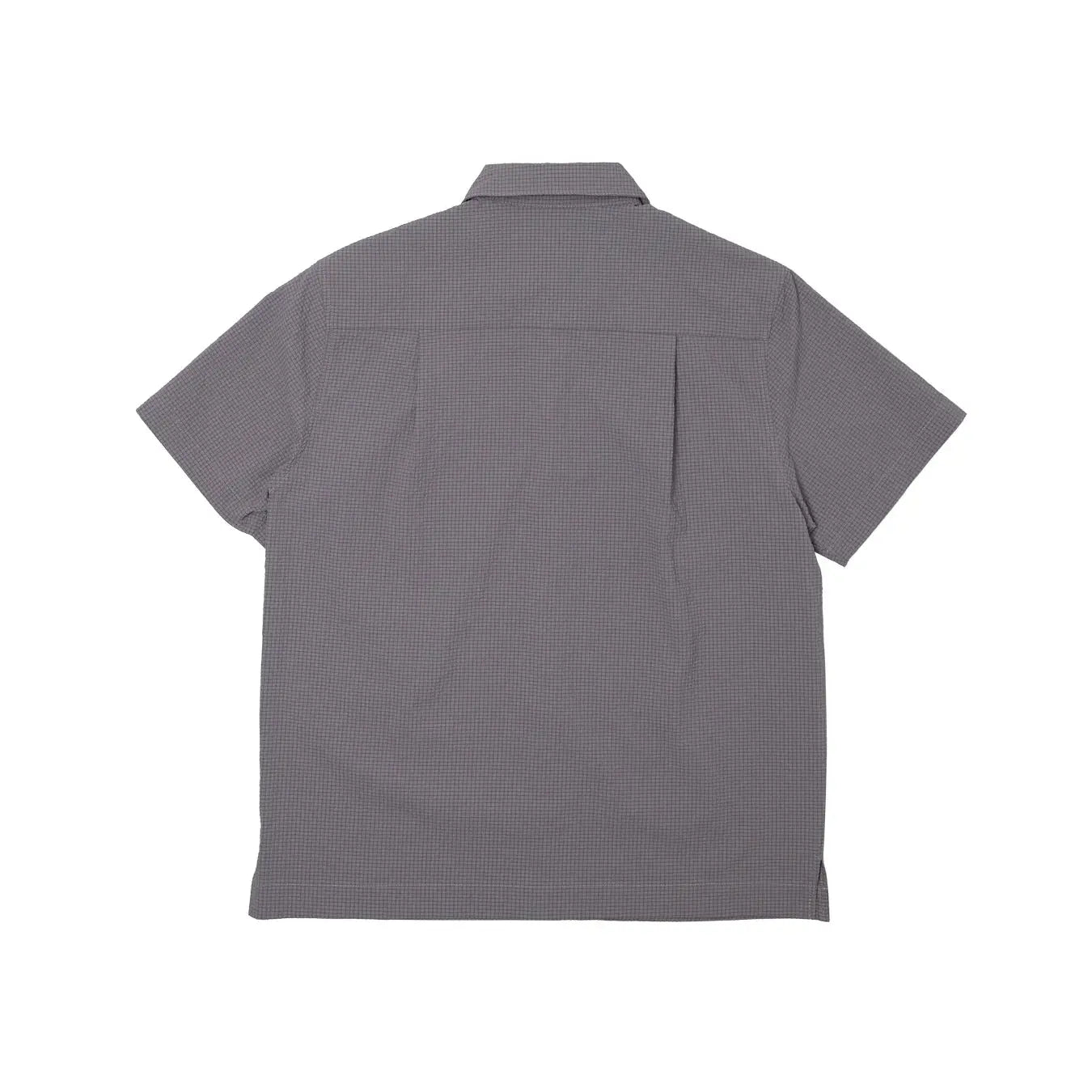 HODDLE HDL SEERSUCKER SHORT SLEEVE SHIRT - GREY Hoddle