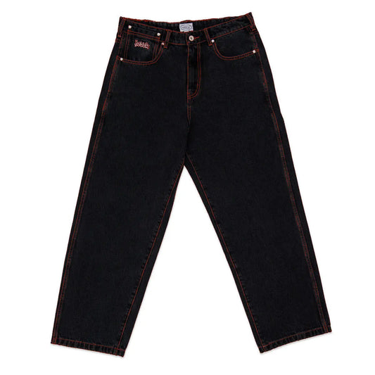 Hoddle 16o RANGER JEAN BLACK/RED STICH Hoddle