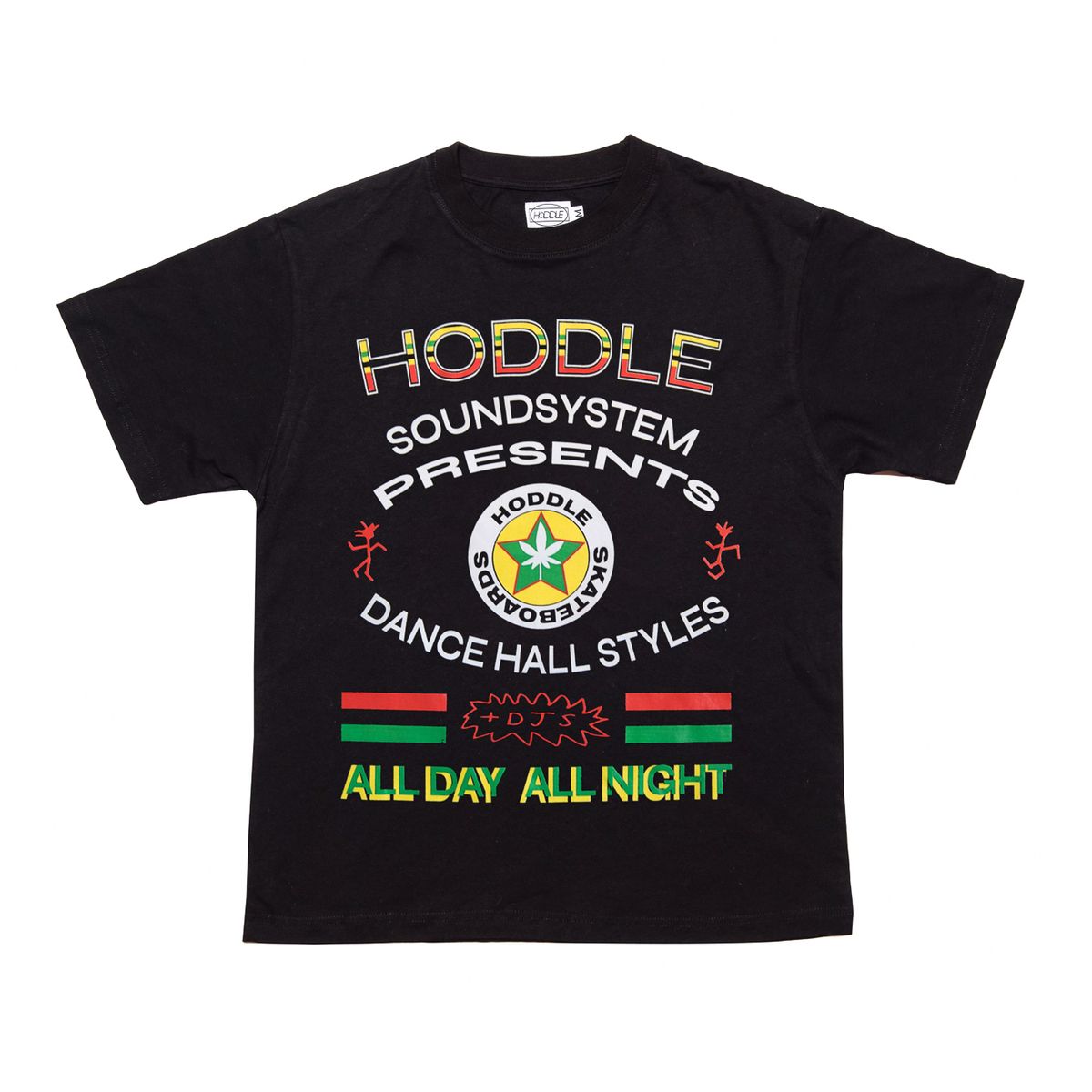 HODDLE SOUND SYSTEM TEE BLACK Hoddle