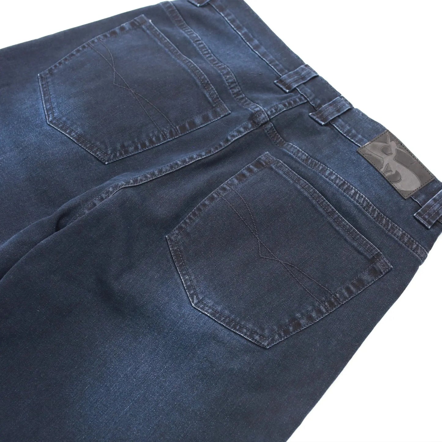 Yardsale Ivory Slub Jeans (Dark Denim) YARDSALE