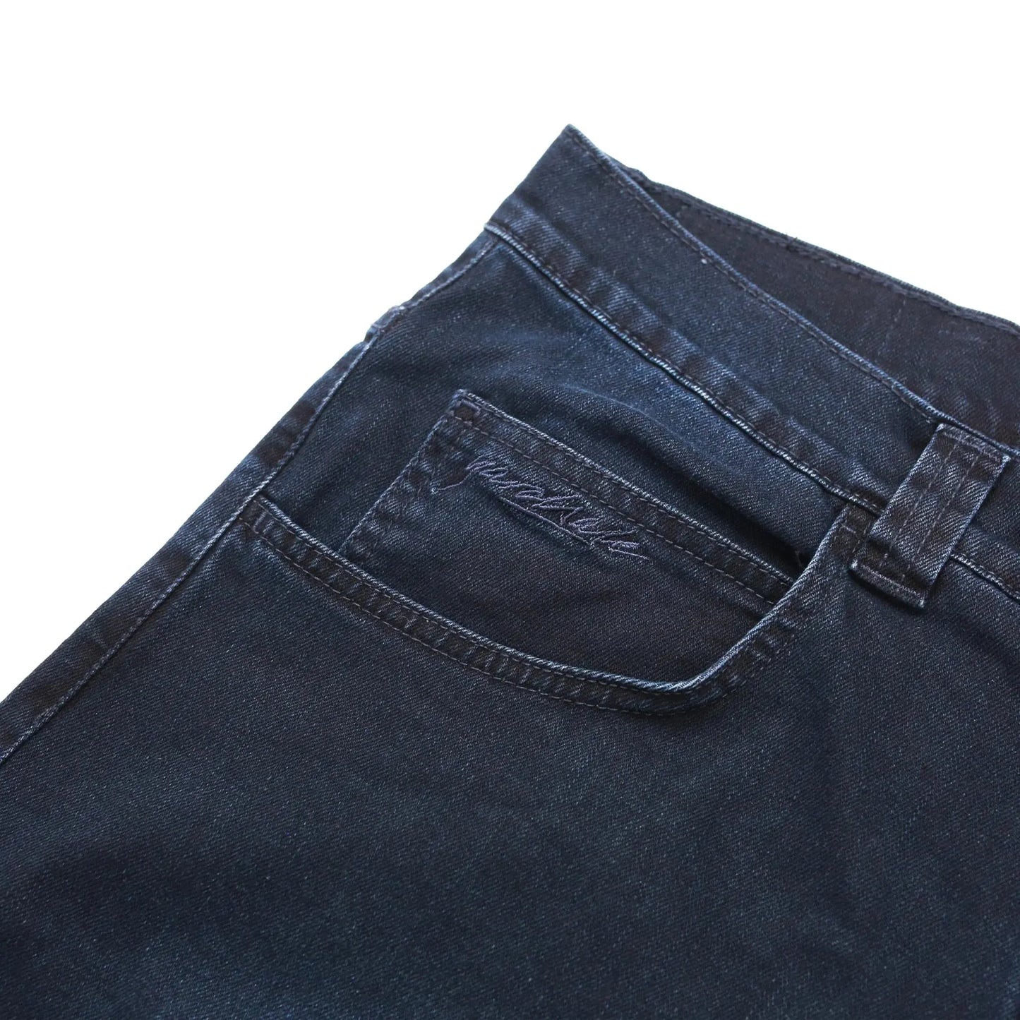 Yardsale Ivory Slub Jeans (Dark Denim) YARDSALE