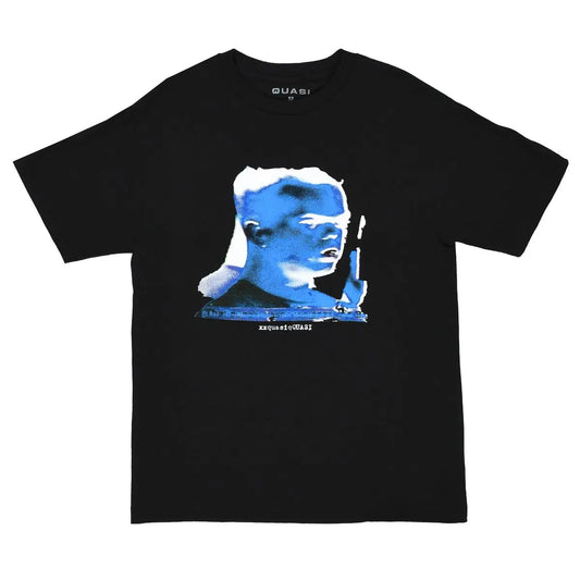 Quasi Punchout Tee Black Quasi