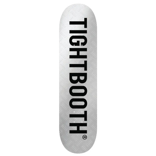 Tightbooth skateboard silver logo team deck 8.25 TIGHTBOOTH