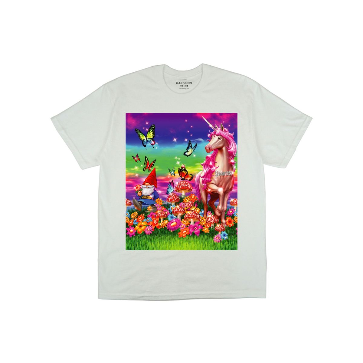 HARDBODY PRINCESS UTOPIA TEE white