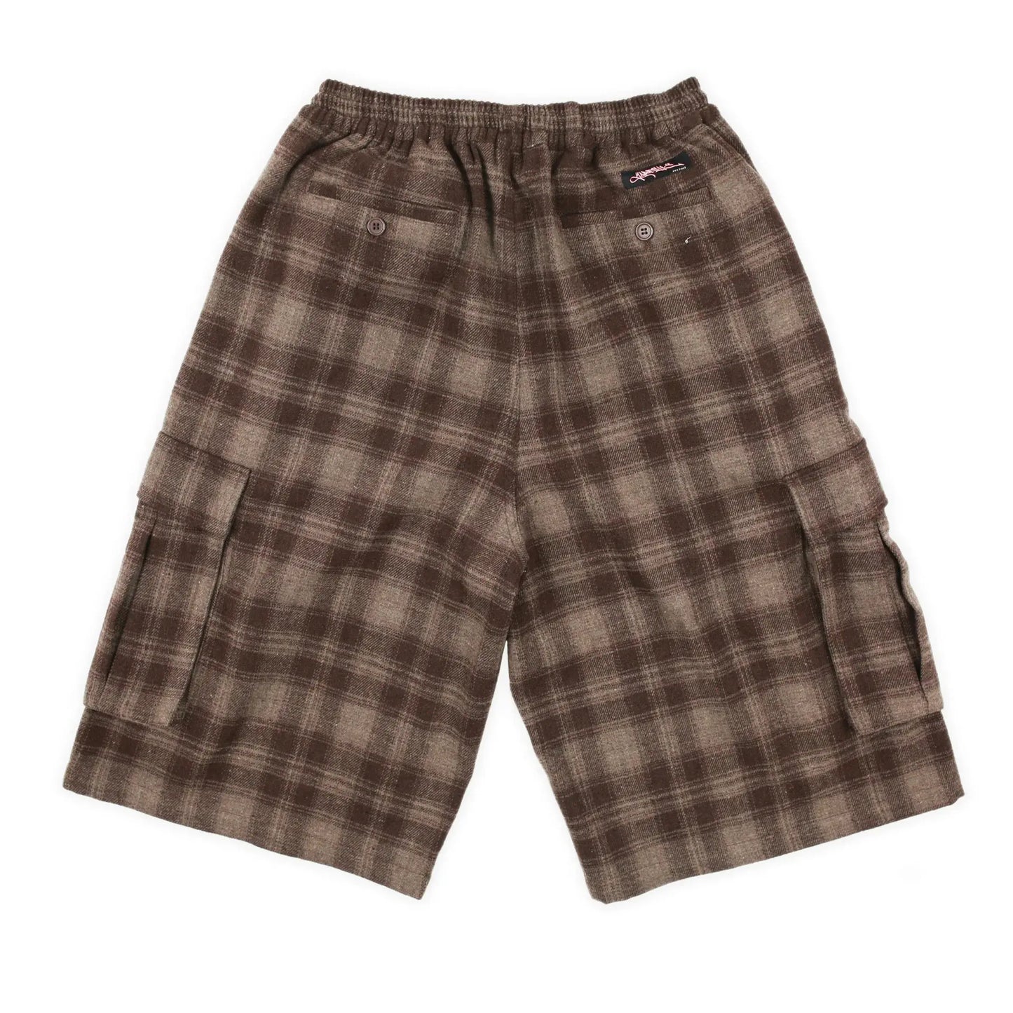 Yardsale Shoreline Plaid Shorts (Brown) YARDSALE