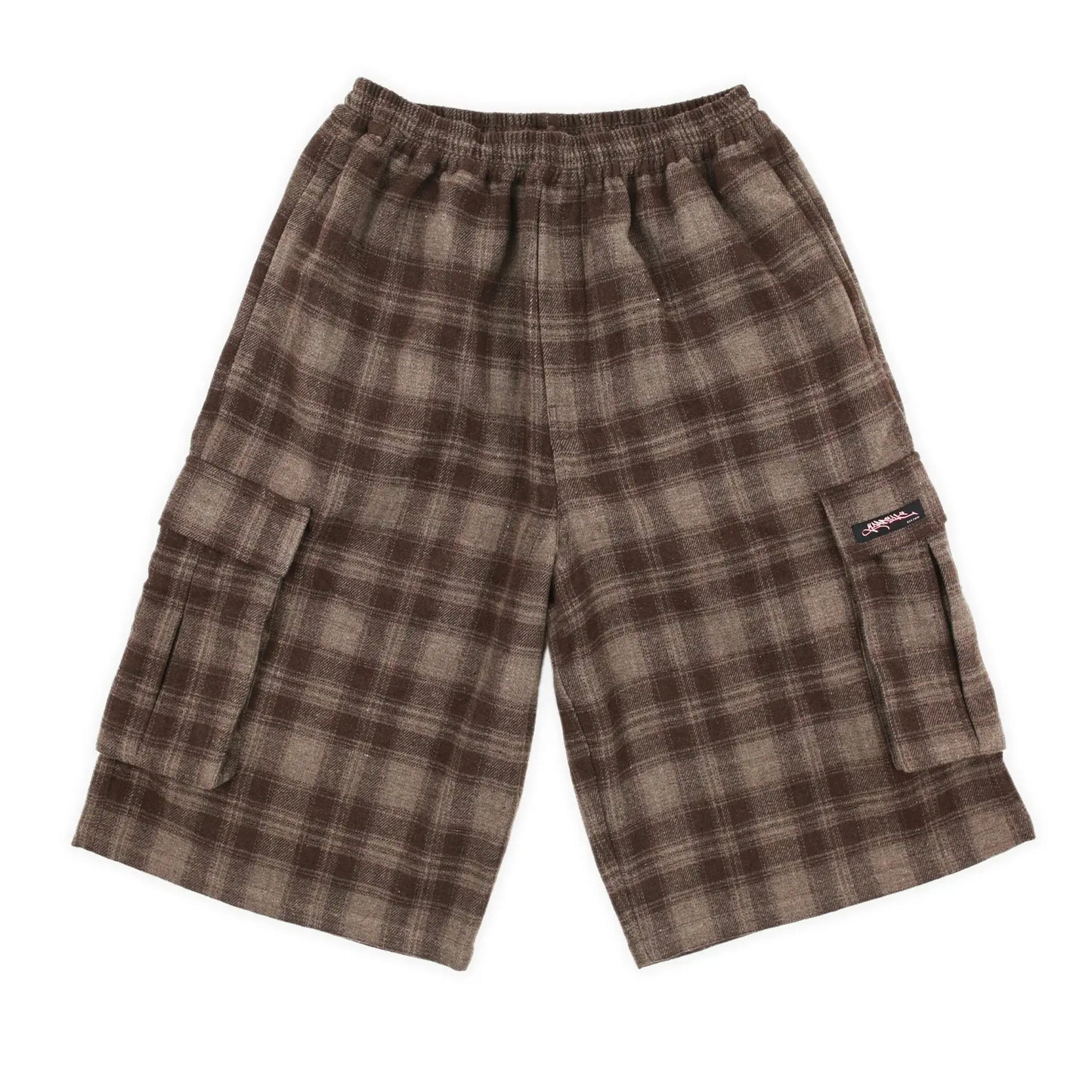 Yardsale Shoreline Plaid Shorts (Brown) YARDSALE