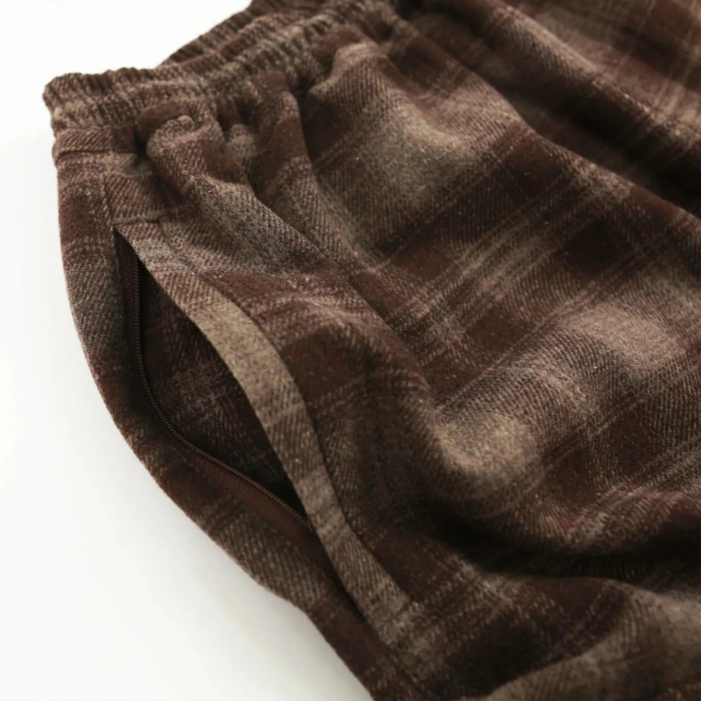 Yardsale Shoreline Plaid Shorts (Brown) YARDSALE