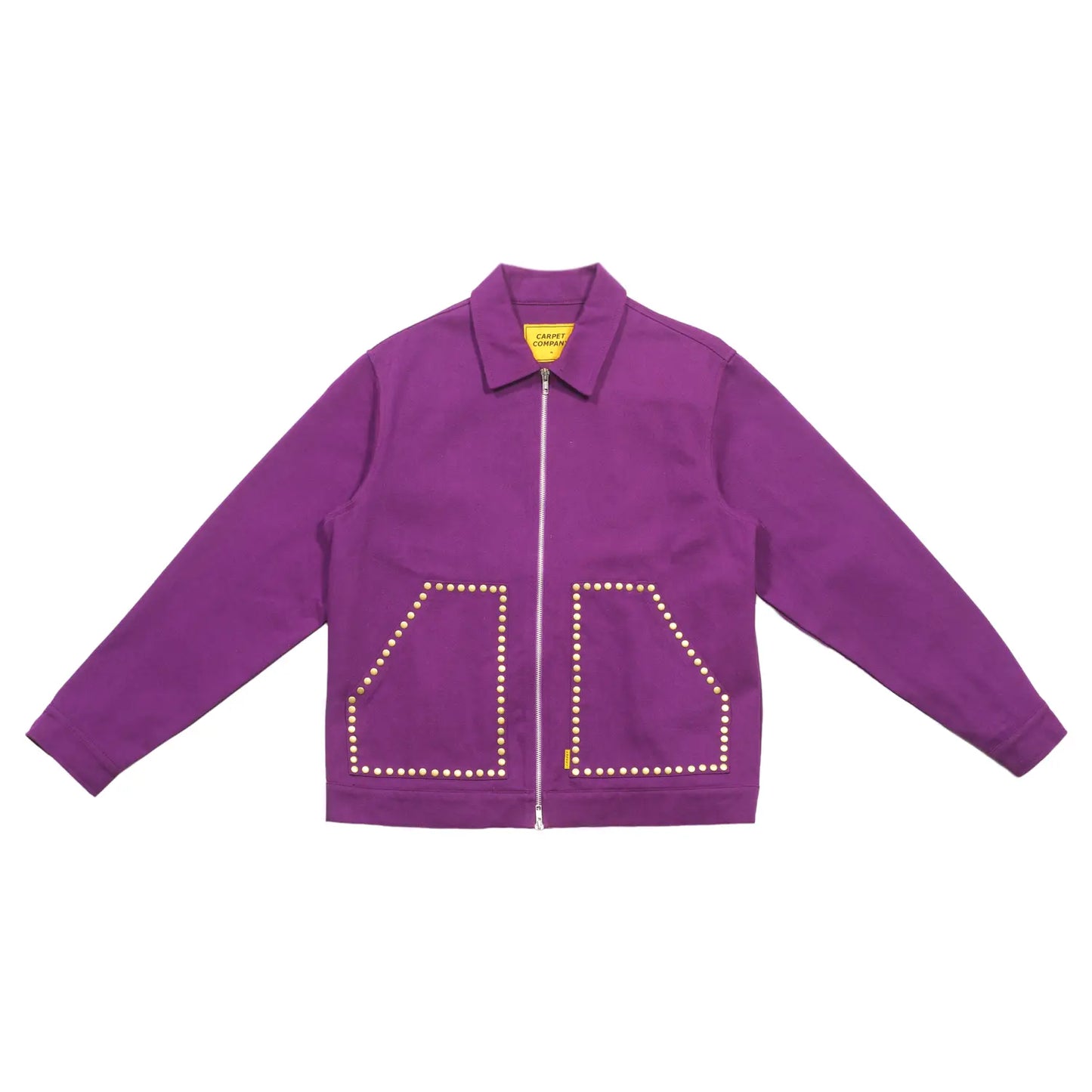 Carpet Co Studded Denim Jacket purple Carpet