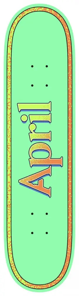 April AP OG LOGO RETRO APRIL skateboard