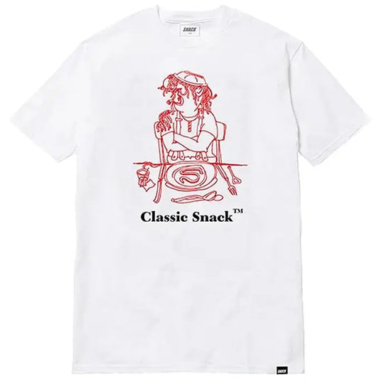 SNACK CLASSIC SNACK TEE White SNACK
