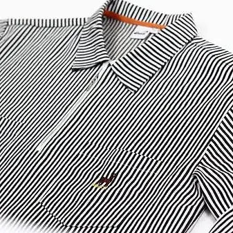SNACK BUCK QUARTER ZIP WORK SHIRT black/white SNACK