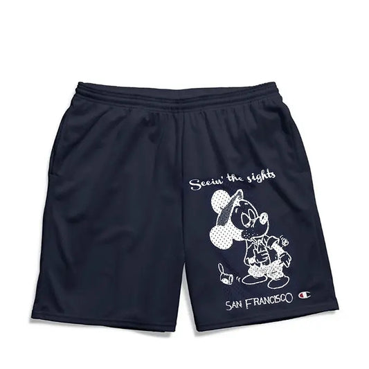 SNACK SEEIN THE SIGHTS SHORTS - NAVY SNACK