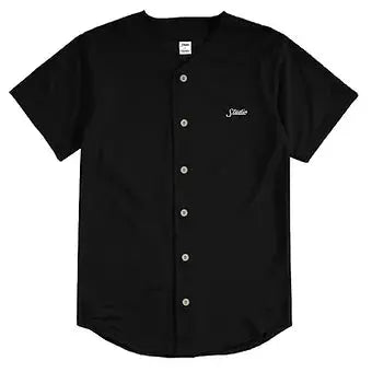 STUDIO Baseball Jersey small script Black STUDIO