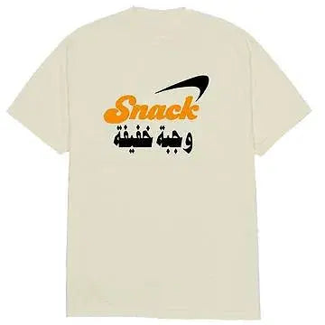 SNACK ALIVE ARABIC TEE cream SNACK