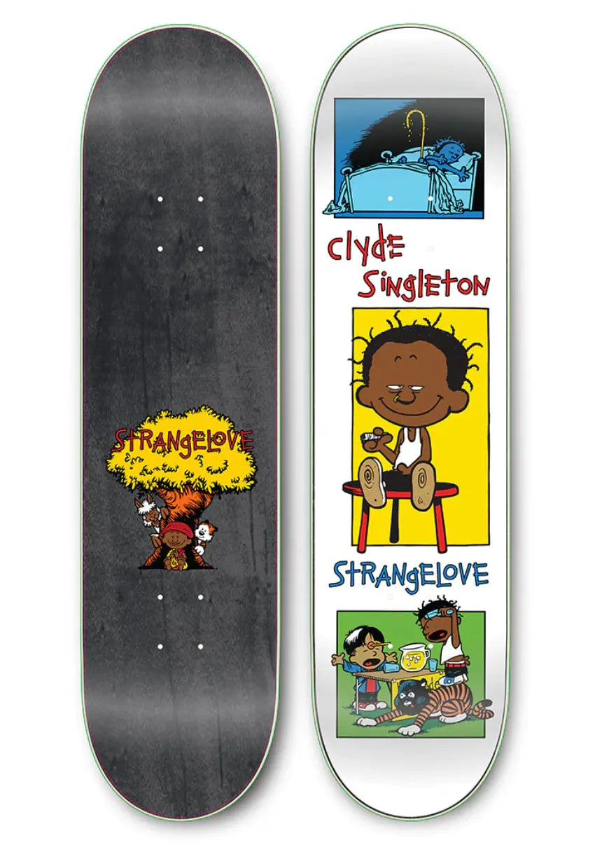 StrangeLove Skateboards Clyde Singleton / 8.0 Deck - Signed STRANGELOVE