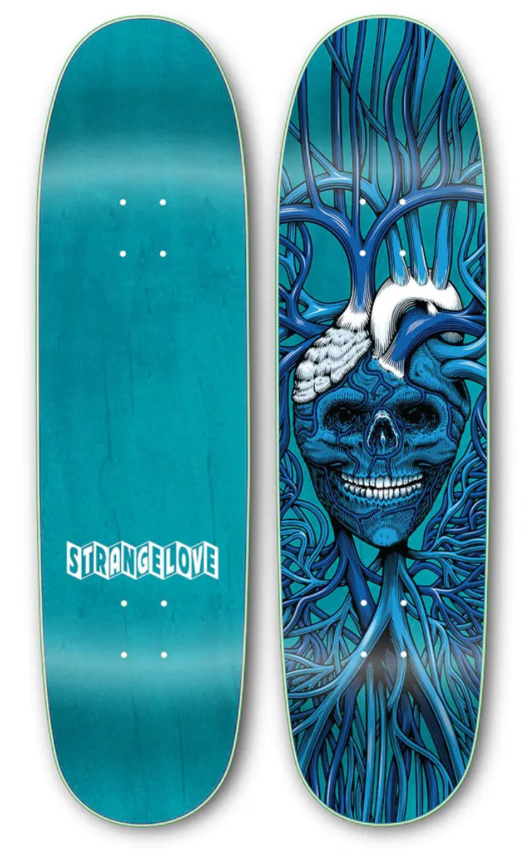 StrangeLove Skateboards Code Blue / 8.5 Shaped Deck STRANGELOVE