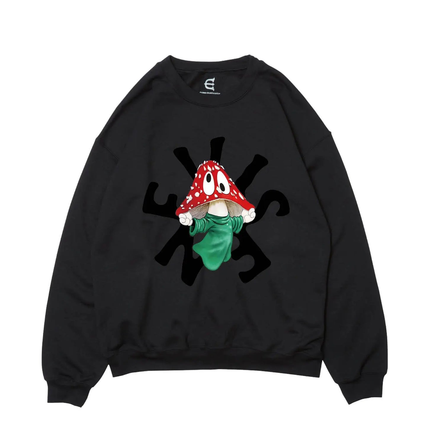EVISEN / ONE UP CREW NECK BLACK Evisen