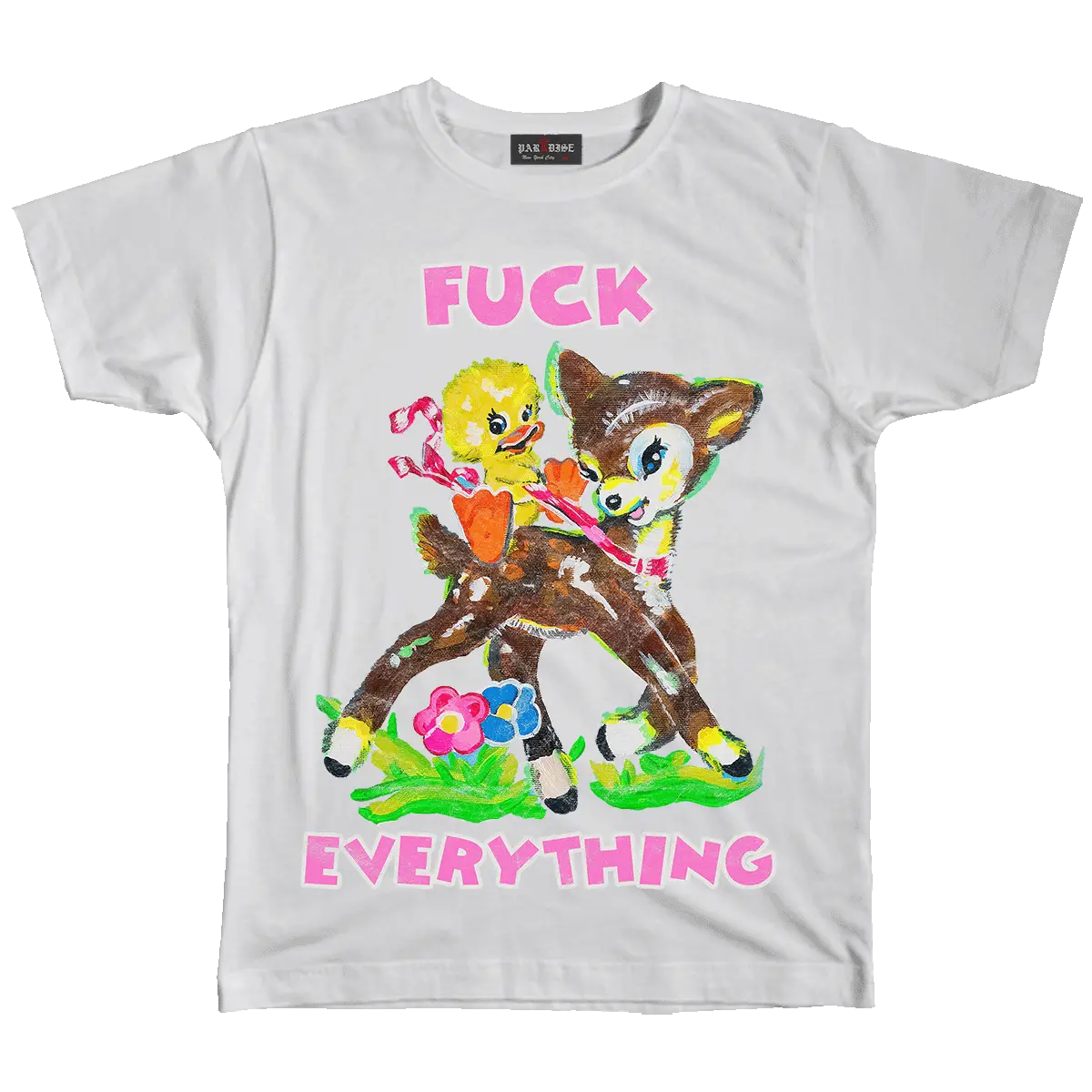 PARADISE FUCK EVERYTHINGS TEE PARADISE NYC