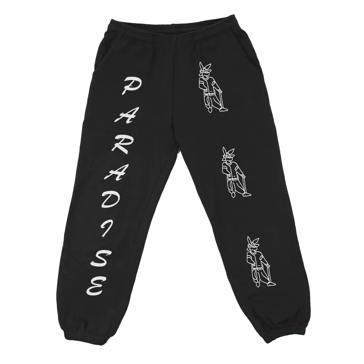 PARADISE NYC BUNNY PIMP SWEATS BLACK PARADISE NYC