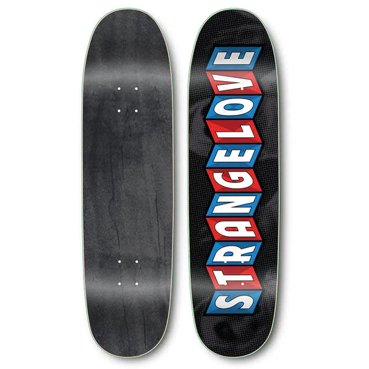 StrangeLove Skateboards Carousel Logo / Black / 8.5 shaped Deck STRANGELOVE