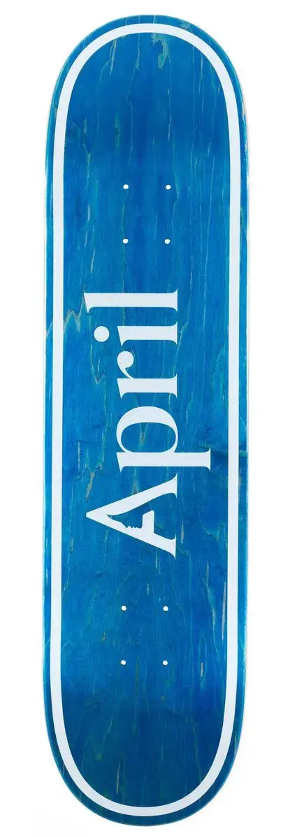 April AP OG LOGO Blue invert MINI APRIL skateboard