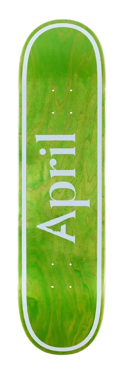 April AP OG LOGO green invert APRIL skateboard