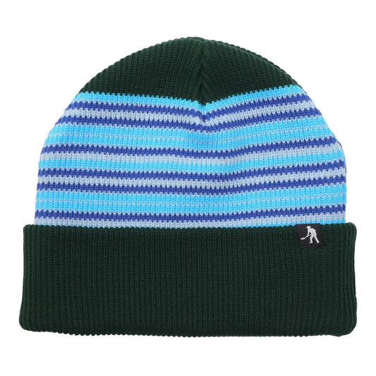 Pass~port Striped Organic Knit Beanie Jade
