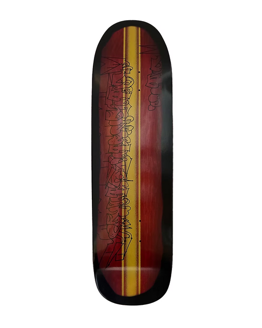 Planche de surf Late Nite Star T7 - SURF DECK 9.5, vue de dessus avec grip antidérapant et logo de la marque.
