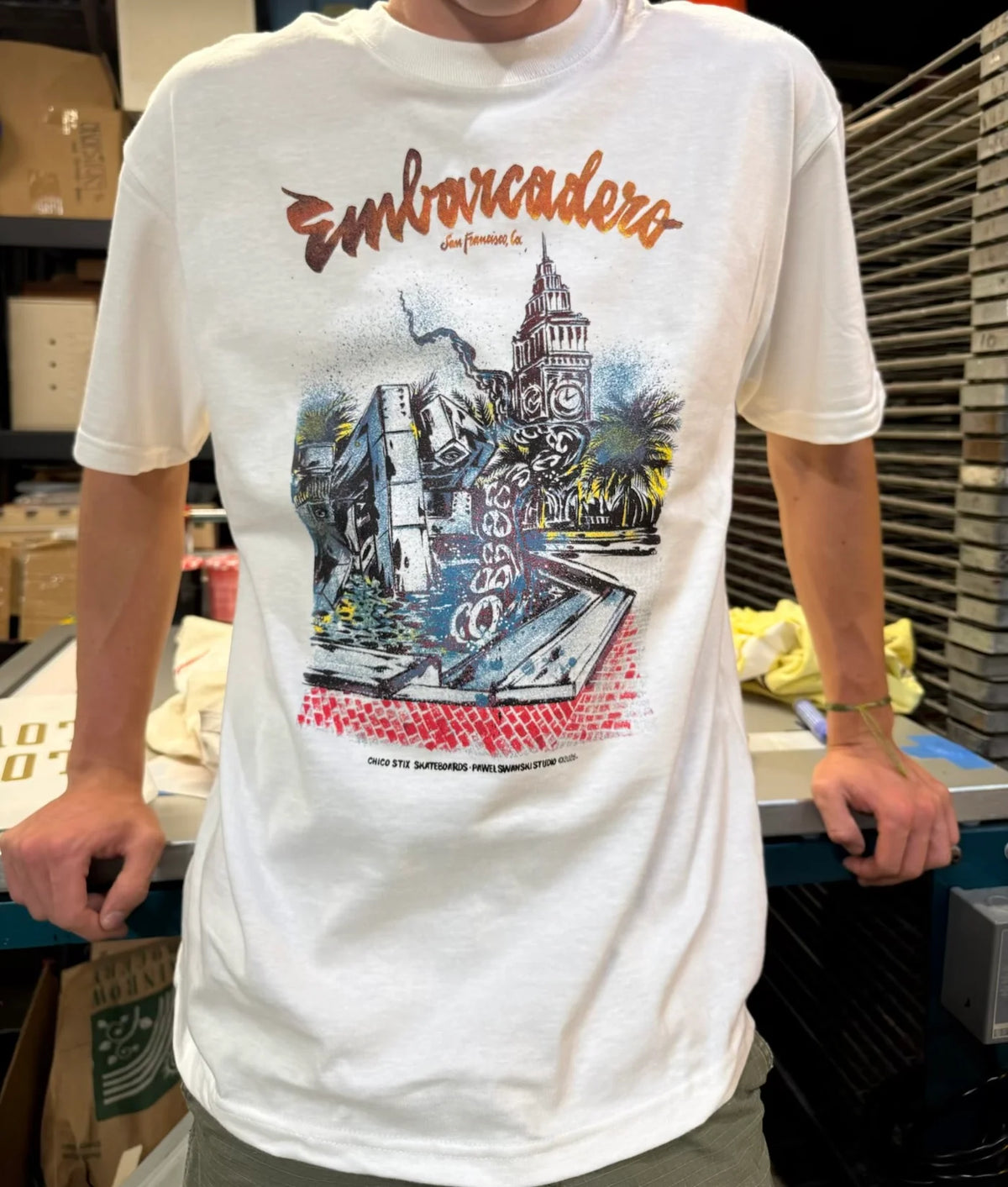 SWANSKI - EMB4LIFE TEE