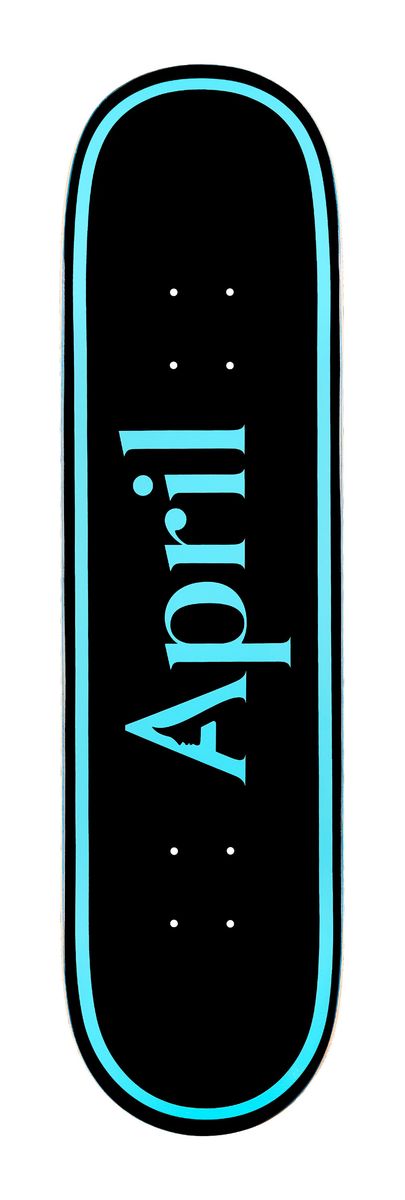 April APRIL OG LOGO - BLUE BLACK