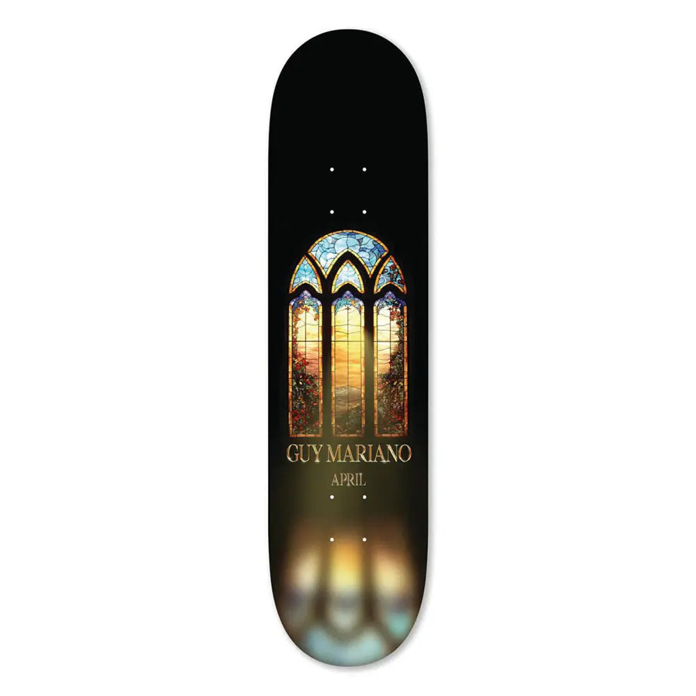 April skateboard Guy Mariano Stainglass Deck APRIL skateboard