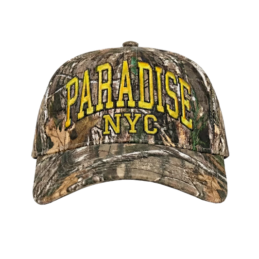 PARADISE NYC Back country camo hats Embroidered