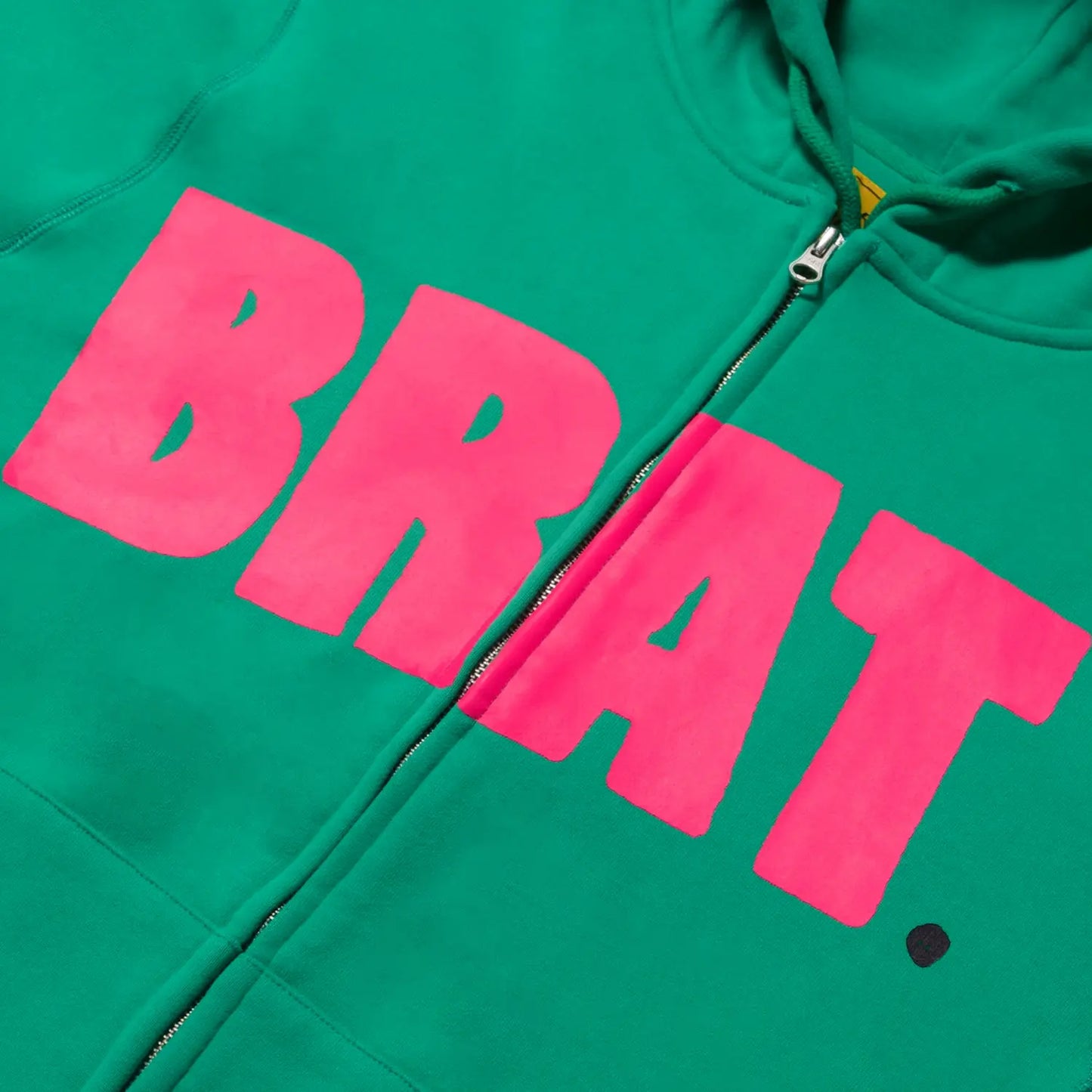 Carpet BRAT Logo Zip Hoodie Hulk green Carpet