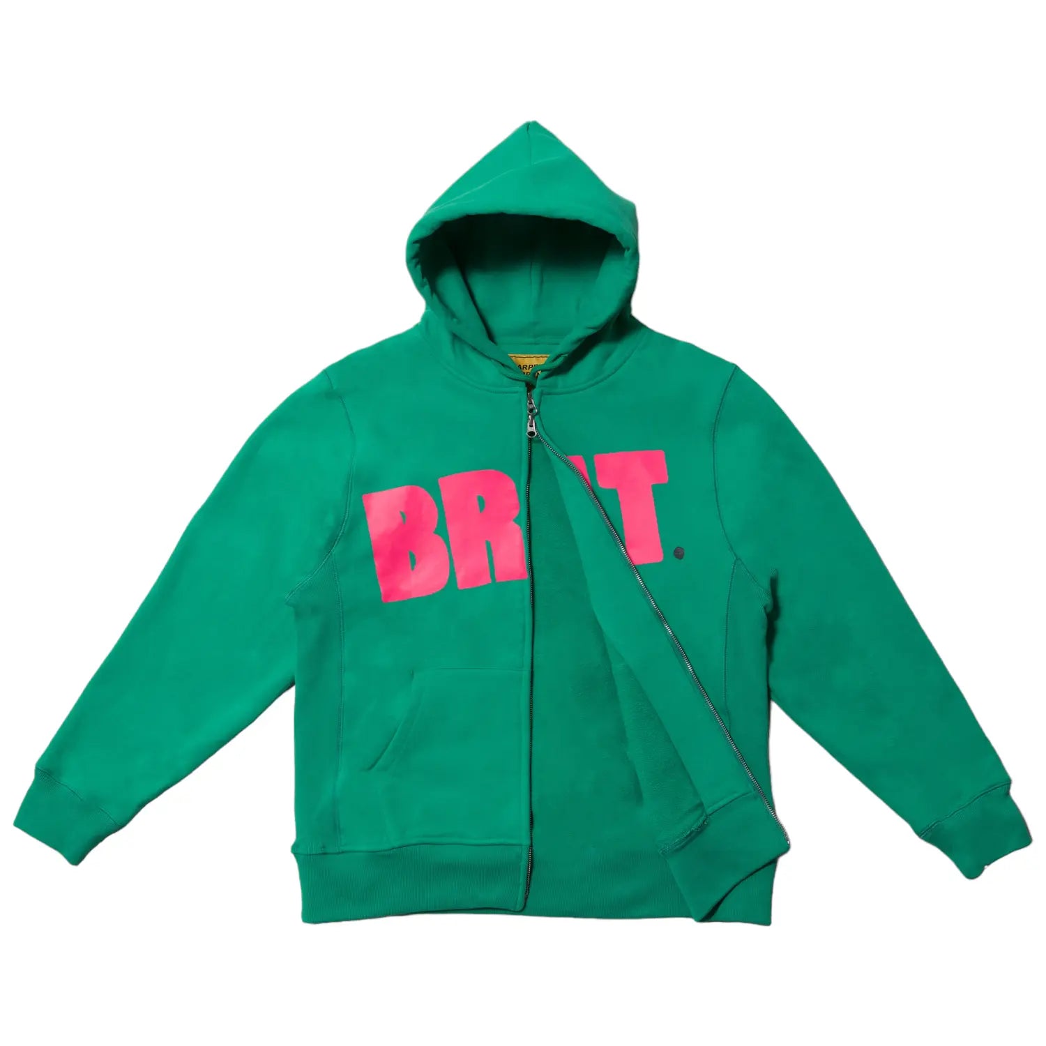 Carpet BRAT Logo Zip Hoodie Hulk green Carpet