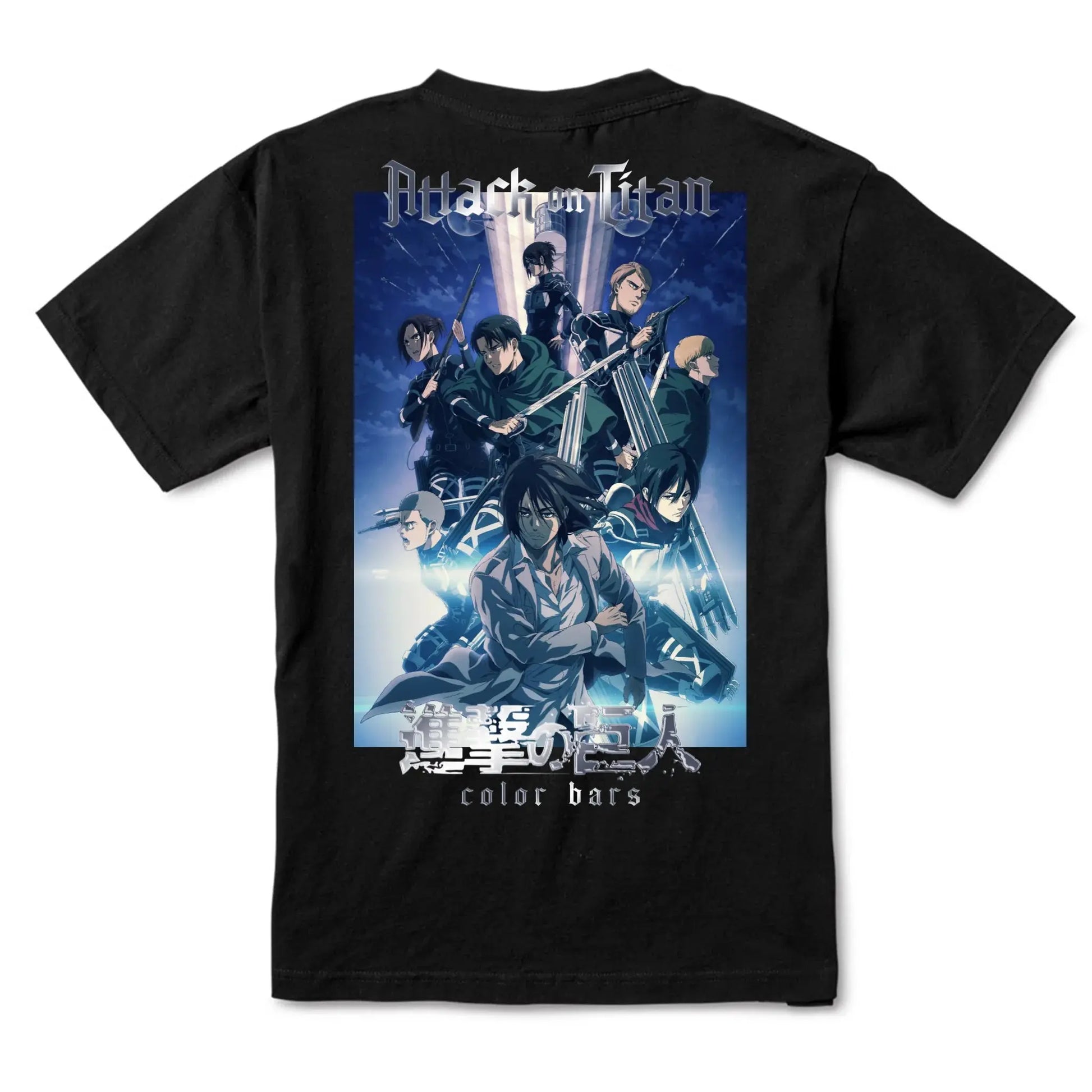 Color Bars Brigade Tee Black Color Bars