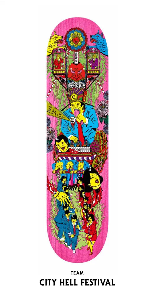EVISEN CITY HELL FESTIVAL DECK 8.25 Evisen