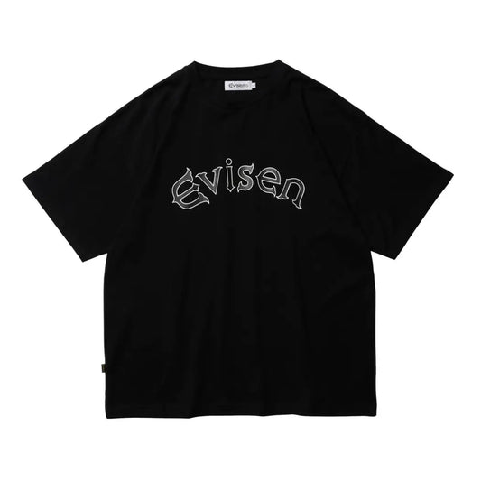 EVISEN / ROUND LOGO T SHIRT black Evisen