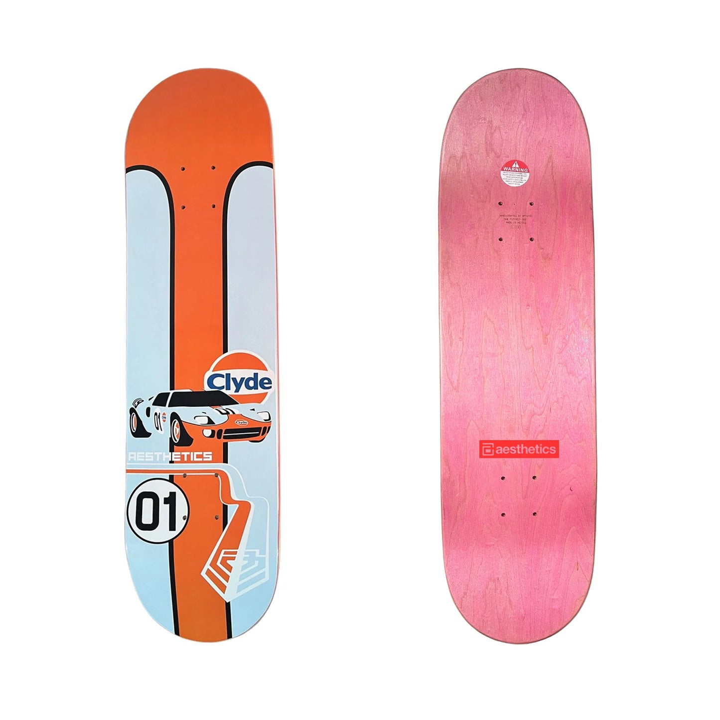Clyde Singleton Pro Model Deck - Aesthetics Livery Series | Aesthetics Skateboards 8.0