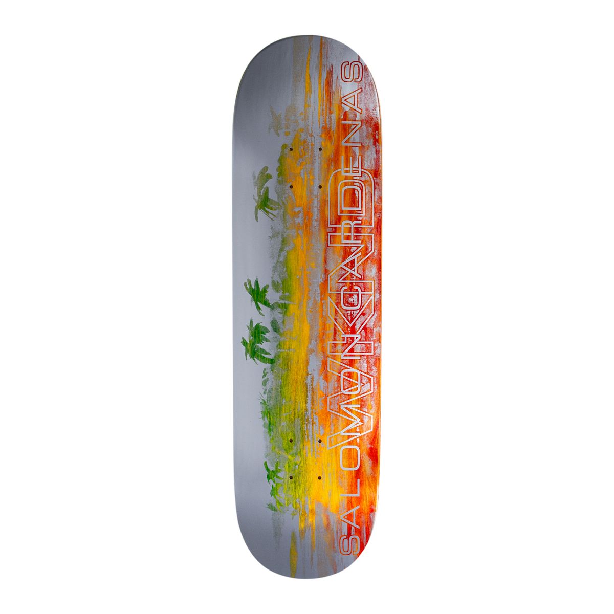 Deck de skateboard WKND « DEBUT » par Salomon Cardenas, largeur 8,375 pouces