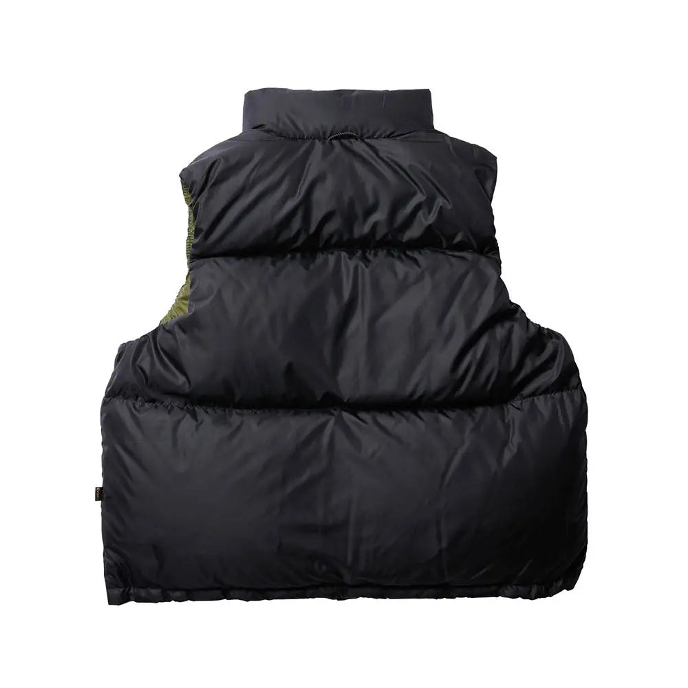 Evisen skateboards / Fuji reversible down jacket black/olive Evisen
