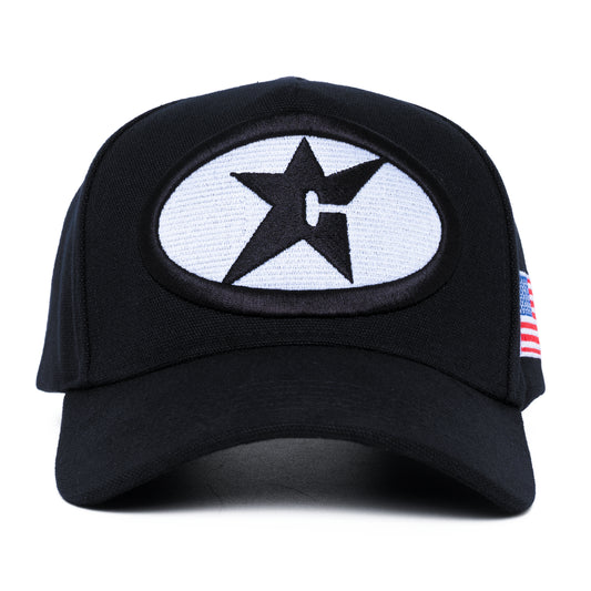 CARPET COMPANY Glow in the Dark C-Star Hat - Black