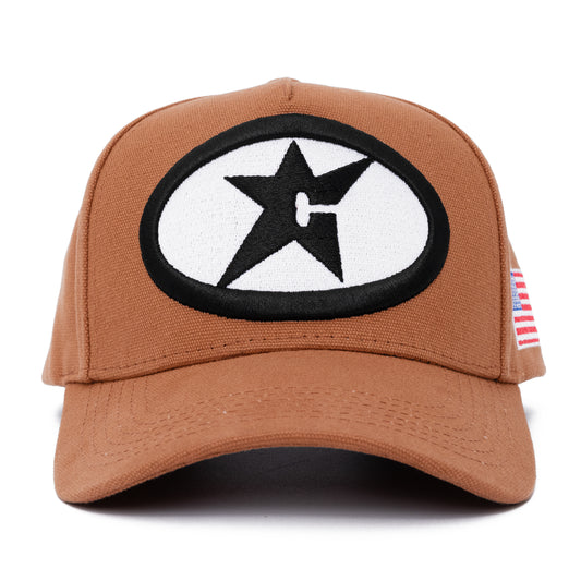 CARPET COMPANY Glow in the Dark C-Star Hat - Brown