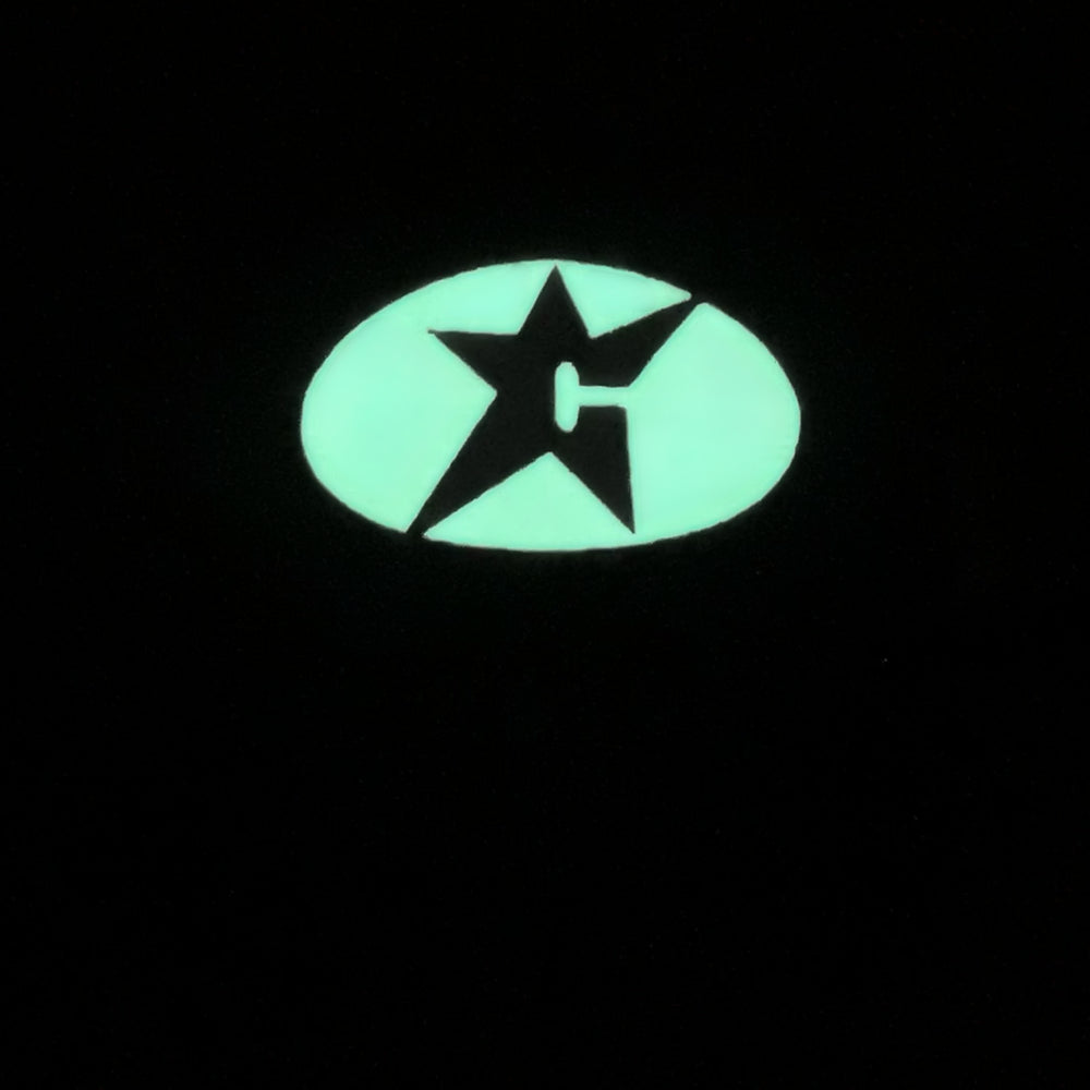 CARPET COMPANY Glow in the Dark C-Star Hat - Black