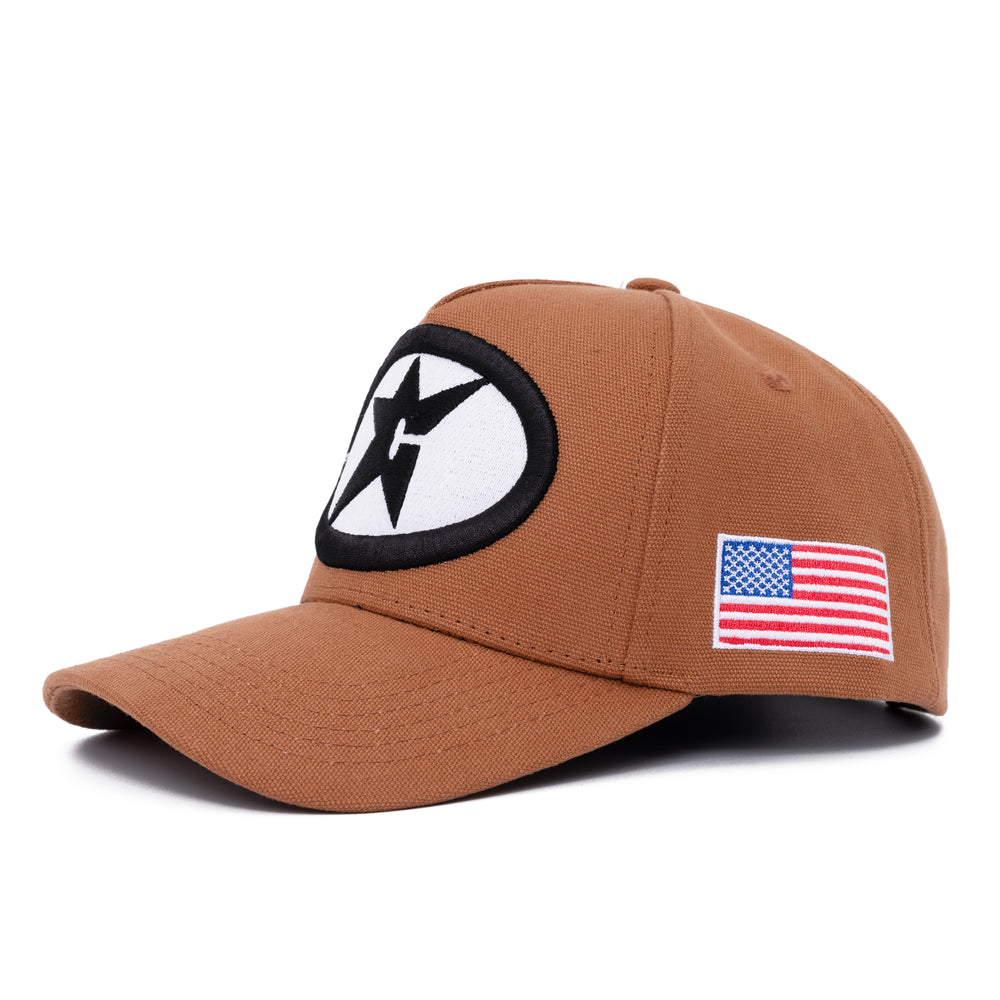 CARPET COMPANY Glow in the Dark C-Star Hat - Brown