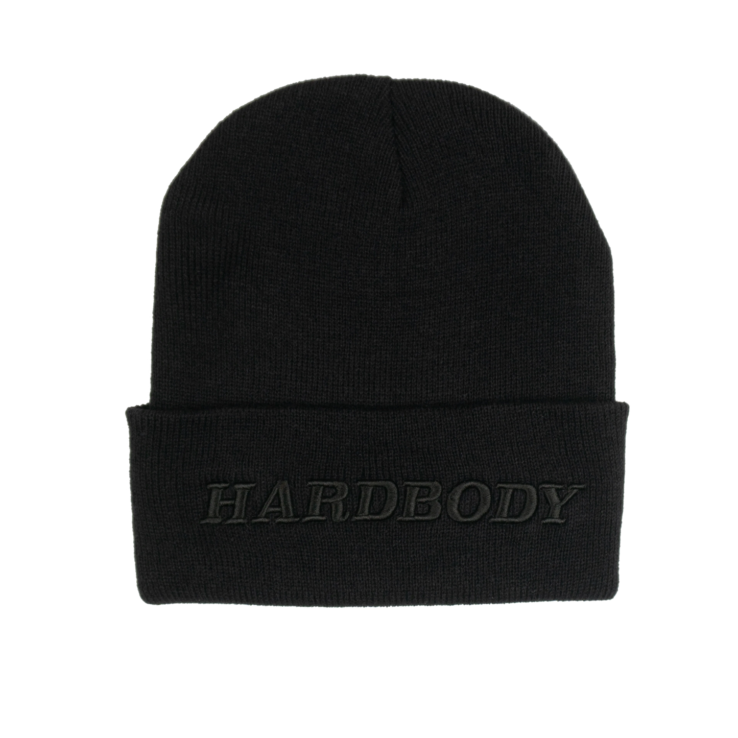 HARDBODY OG LOGO BEANIE - BLACK/ BLACK